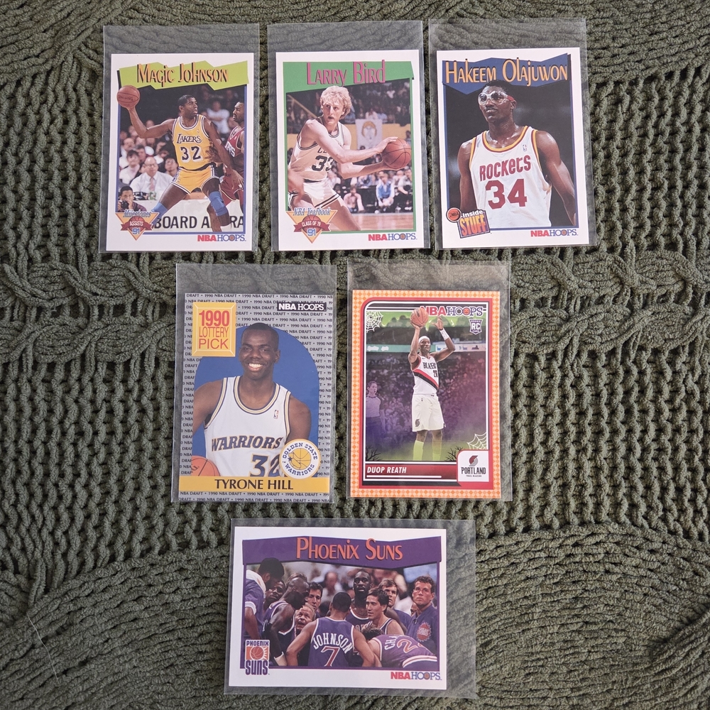 Nba Hoops Basketball Cards 6 Trading Cards